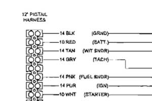 M9083 Instrument Panel Wiring Diagrams