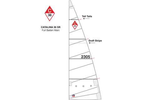 <span style= >C-36 Std Rig Full Batten Main Offshore by Ullman</span>