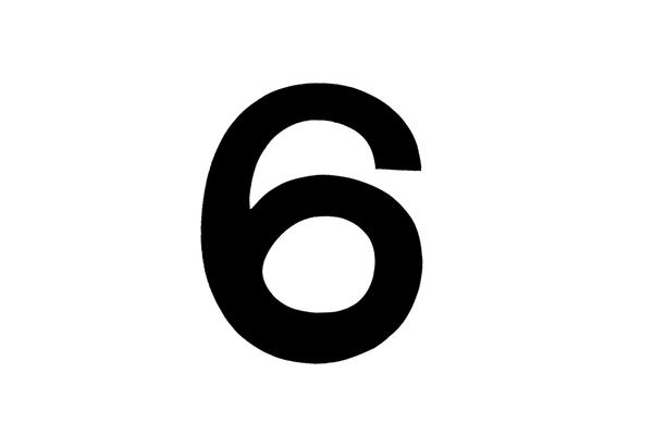 <span style= >Sail Number "6" or "9" 10" High</span>