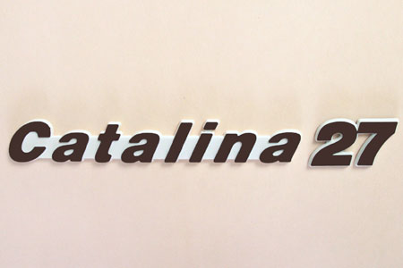 <span style= >Logo "Catalina 27" Molded Plastic </span>
