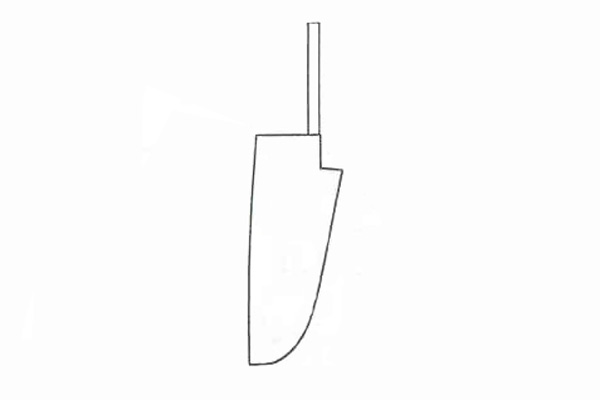 <span style= >Rudder for C-34, C-36<br/>Fin, Closed Transom</span>