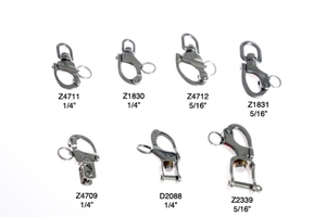 <span style= >Shackle, Snap, 5/16" Pin: C-30 and up Spinnaker Halyard</span>