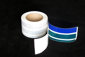 <span style= >50 Roll Sheer Stripe Tape<br/>Sapphire Blue, Teal, & Teal</span>
