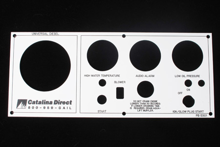 <span style= >Engine Instrument Seaward Panel Faceplate Only Universal</span>