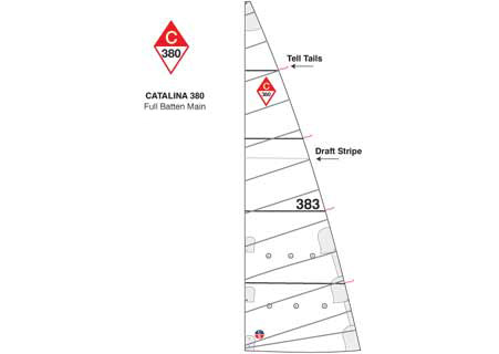 <span style= >C-380 Std Rig Full Batten Main Offshore by Ullman</span>