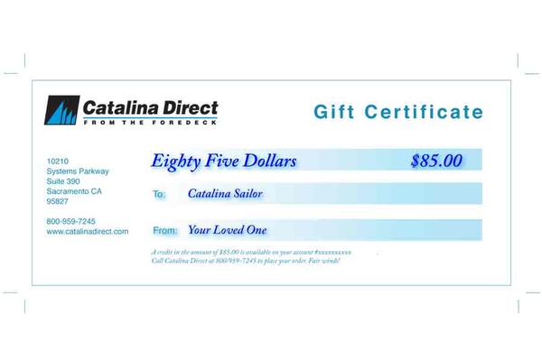 <span style= >Catalina Direct Gift Certificate</span>