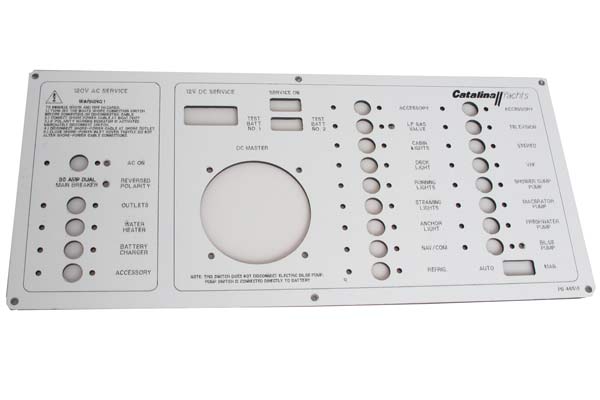 <span style= >Electrical Panel Master Faceplate Only<br/> AC/DC 8.5" X 19"</span>