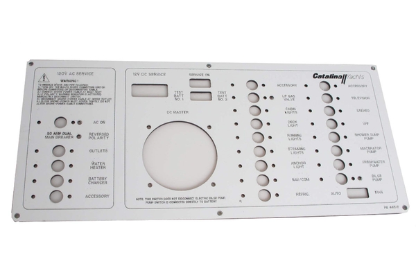 <span style= >Electrical Panel Master Faceplate Only<br/> AC/DC 8.5" X 19"</span>