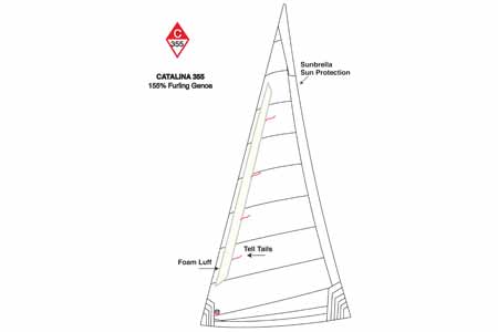 <span style= >C-355 Genoa 155% Furling Offshore by Ullman</span>