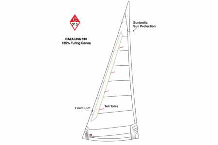 <span style= >C-315 Genoa 135% Furling Offshore by Ullman</span>