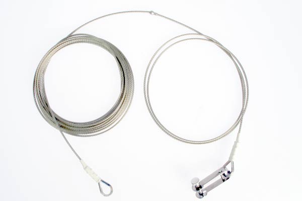 <span style= >Halyard, Main, Wire w/ Ball and Shank Lock Fittings, C-15</span>