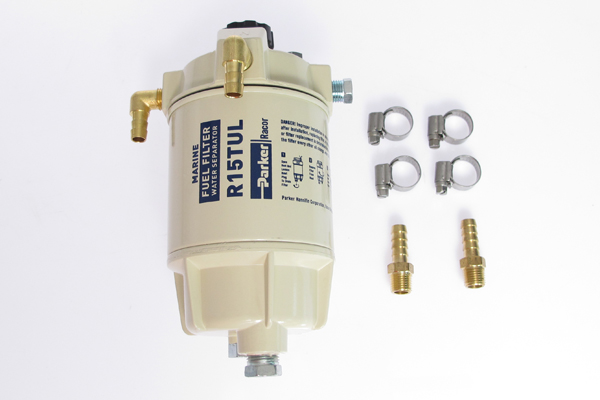 <span style= >Fuel Filter / Water Separator Kit, Aluminum Bowl</span>