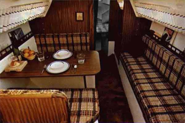 <span style= >C-25 Interior Cushions, <br/> Dinette, Main Cabin Only</span>
