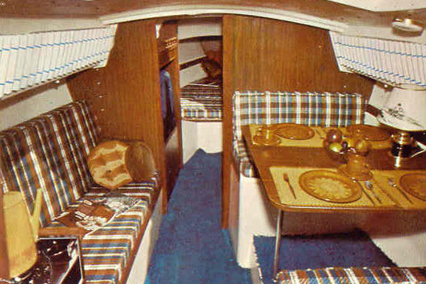 <span style= >C-27 Interior Cushions, Dinette, w/ Aft Galley, Complete Set</span>