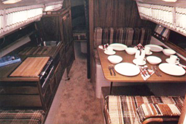 <span style= >C-27 Interior Cushions, Dinette, w/ Side Galley, Complete Set</span>