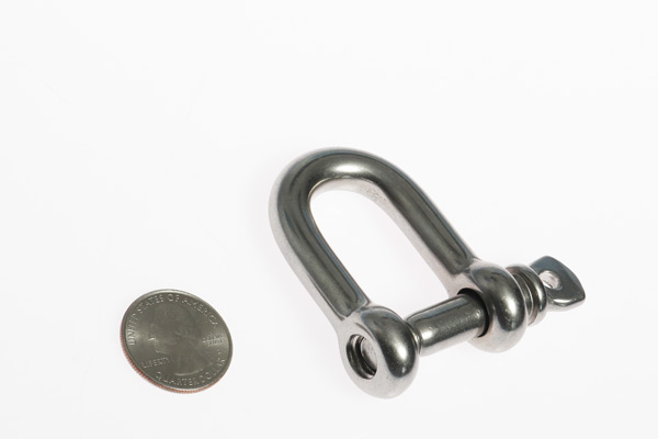 <span style= >Shackle, D, 3/8" Pin</span>