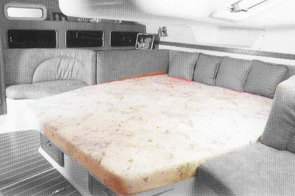 <span style= >C-380 Interior Cushions, Aft Cabin Innerspring Mattress Only</span>