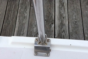 <span style= >Stanchion with High/Low Rectangular Base, C-310</span>