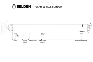 <span style= >Boom Complete CP-22 Tall Rig, Seldén Rig</span>