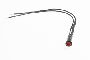 <span style= >Electrical Panel Red "Reversed Polarity" Indicator LED, 250 VAC, 1/4"</span>